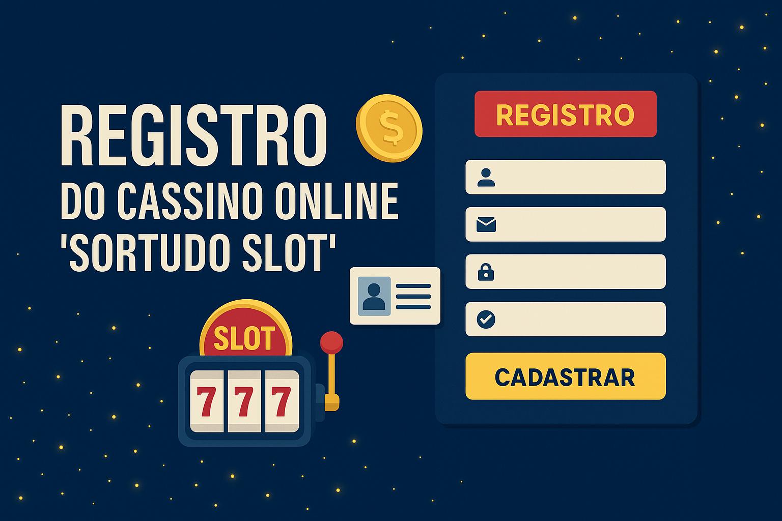 Não Perca tempo, o rRgistro na site SORTUDO SLOT